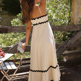 Fully Invested Maxi Dress Beige