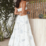 Divine Energy Maxi Dress White