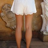 White As Snow Shorts White