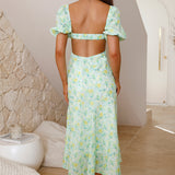 Back From Florence Maxi Dress Green