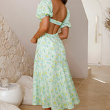 Back From Florence Maxi Dress Green