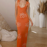 In the Summertime Maxi Dress Orange