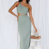 North Facing Sun Maxi Dress Green