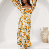 Pottery Class Maxi Dress Yellow