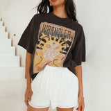 WRANGLER Boxy Slouch Tee Mind Mirage