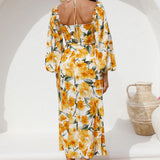 Pottery Class Maxi Dress Yellow