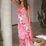 Free To Dance Maxi Dress Pink