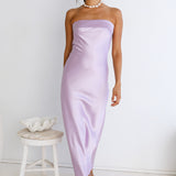 Gleam In Gold Maxi Dress Purple