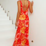 Out Of Your Mind Maxi Dress Orange