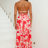 Joyful Quest Maxi Dress Red