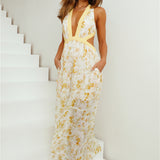 HELLO MOLLY Fashion Forward Maxi Dress Yellow