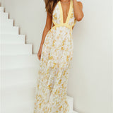 HELLO MOLLY Fashion Forward Maxi Dress Yellow