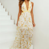 HELLO MOLLY Fashion Forward Maxi Dress Yellow