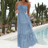 Divine Energy Maxi Dress Blue