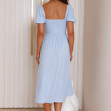 Remember Us Midi Dress Blue