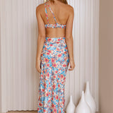 Exploring Greece Maxi Dress Blue