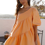 Tangerine Skies Mini Dress Orange