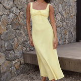 Lemon Squeeze Maxi Dress Yellow