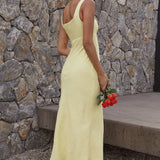 Lemon Squeeze Maxi Dress Yellow