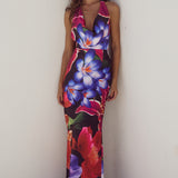 RUNAWAY THE LABEL Posey Maxi Dress Maeve Print