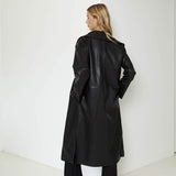 SNDYS Haven Trench Coat Black