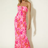 Summer Getaway Maxi Dress Pink