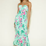 Summer Getaway Maxi Dress Green