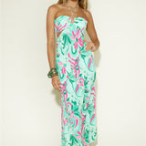 Summer Getaway Maxi Dress Green