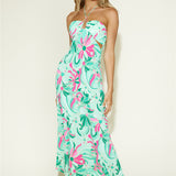 Summer Getaway Maxi Dress Green