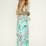 Summer Getaway Maxi Dress Green