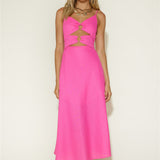 Cancel My Plans Maxi Dress Pink