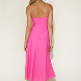 Cancel My Plans Maxi Dress Pink