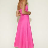 Cancel My Plans Maxi Dress Pink