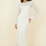 Exploration Maxi Dress Beige