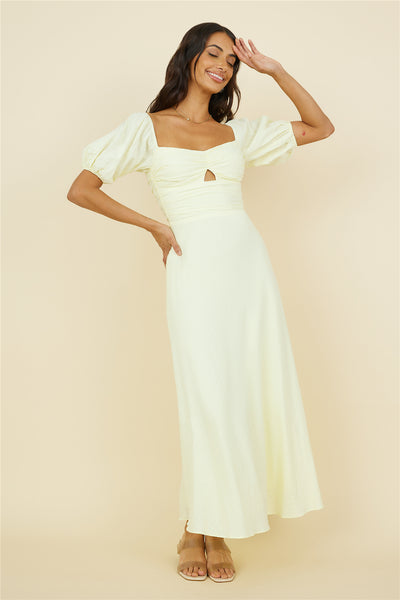 Celebration Of Us Maxi Dress Yellow