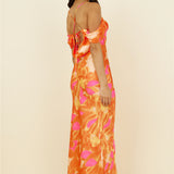 Night Of Dreams Maxi Dress Orange