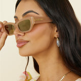 BANBÉ The Georgia Sunglasses Butterscotch Caramel Chrome