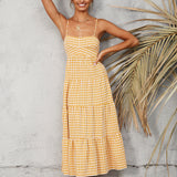 Picnic Till Sundown Maxi Dress Yellow