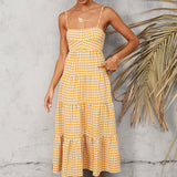 Picnic Till Sundown Maxi Dress Yellow