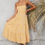 Picnic Till Sundown Maxi Dress Yellow