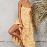 Picnic Till Sundown Maxi Dress Yellow