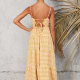 Picnic Till Sundown Maxi Dress Yellow