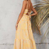 Picnic Till Sundown Maxi Dress Yellow