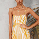 Picnic Till Sundown Maxi Dress Yellow