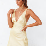 HELLO MOLLY Night In Cabana Dress Yellow