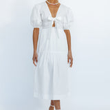 Summer Sundance Maxi Dress White