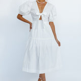 Summer Sundance Maxi Dress White