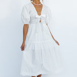 Summer Sundance Maxi Dress White