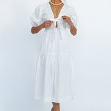 Summer Sundance Maxi Dress White