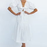 Summer Sundance Maxi Dress White